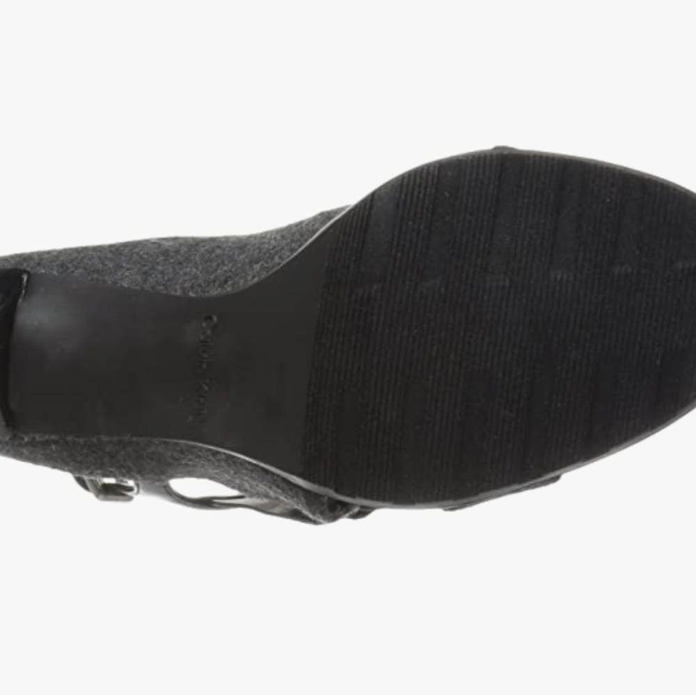 Calvin Klein Women's "Marin" Black/Gray Tuxedo Heel Size: 10M - Picture 3 of 7